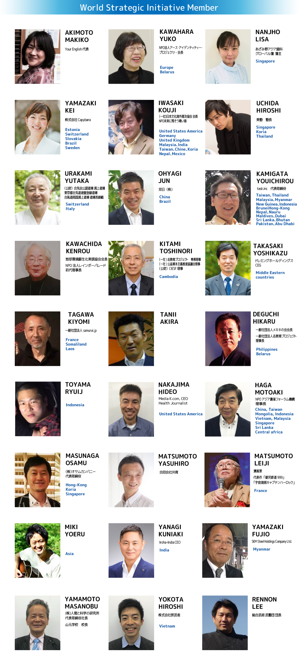 World Strategic Initiative Member